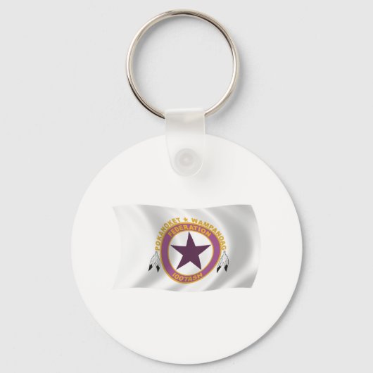 Porte-clés du drapeau de la tribu Wampanoag (Recto)