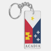 Porte-clés du drapeau de l'Acadiana (Devant gauche)