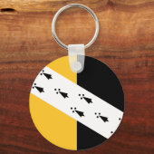 Porte-clés du drapeau de Norfolk (Recto)
