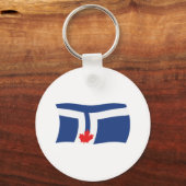 Porte-clés du drapeau de Toronto (Recto)