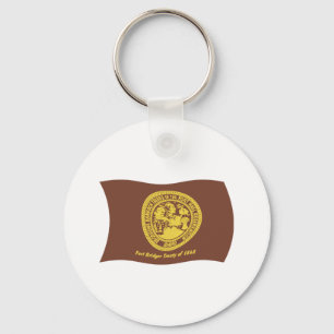 Porte-clés du drapeau des tribus Shoshone Bannock