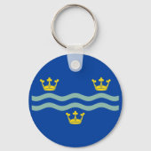 Porte-clés du drapeau du Cambridgeshire (Verso)