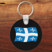 Porte-clés du drapeau du Québec (Recto)