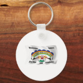 Porte-clés du drapeau sioux de la rivière Cheyenne (Recto)