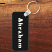 Porte-clés du nom d'Abraham (Verso)