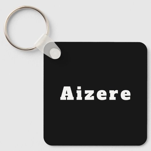 Porte-clés du nom d'Aizere (Recto)