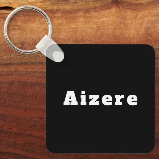 Porte-clés du nom d'Aizere (Recto)