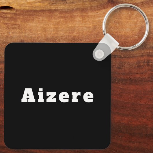 Porte-clés du nom d'Aizere (Verso)