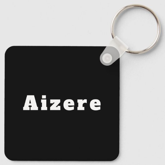 Porte-clés du nom d'Aizere (Dos)