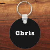 Porte-clés du nom de Chris (Recto)