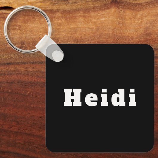 Porte-clés du nom de Heidi (Recto)