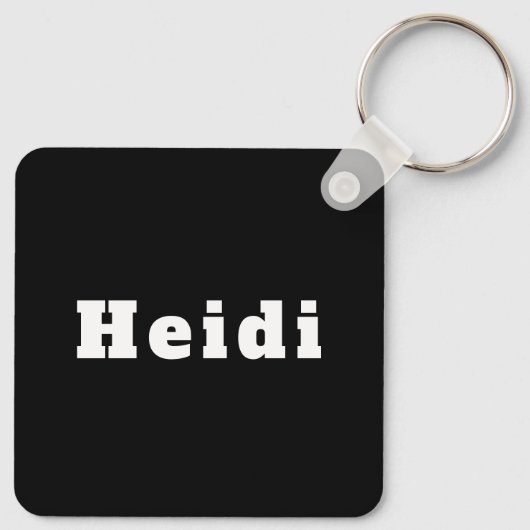 Porte-clés du nom de Heidi (Dos)