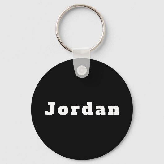Porte-clés du nom de Jordan (Recto)