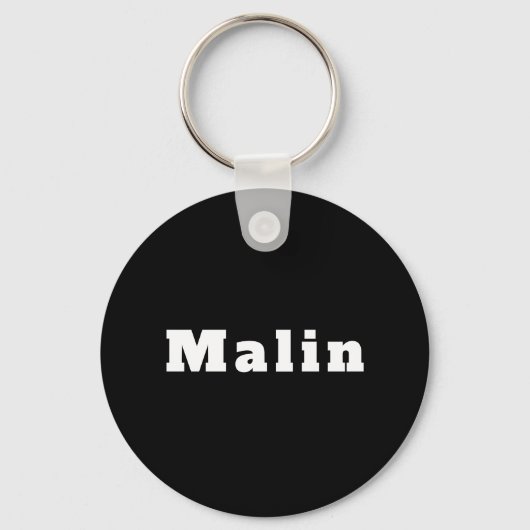 Porte-clés du nom de Malin (Recto)