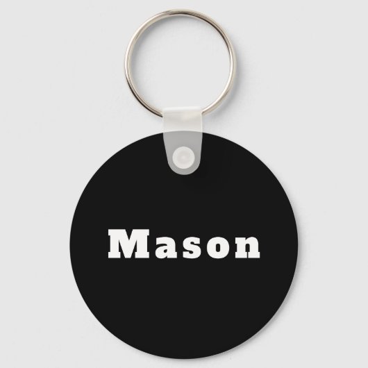 Porte-clés du nom de Mason (Recto)