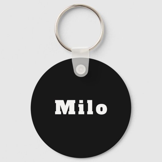 Porte-clés du nom de Milo (Recto)