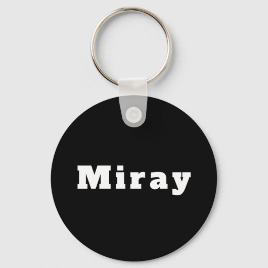 Porte-clés du nom de Miray (Recto)