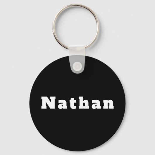 Porte-clés du nom de Nathan (Recto)