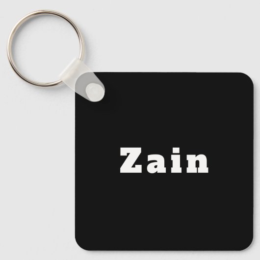 Porte-clés du nom de Zain (Recto)