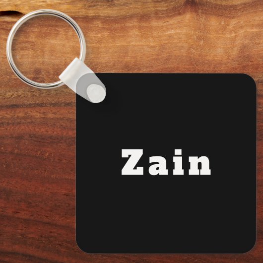 Porte-clés du nom de Zain (Recto)