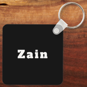 Porte-clés du nom de Zain