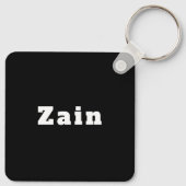 Porte-clés du nom de Zain (Dos)