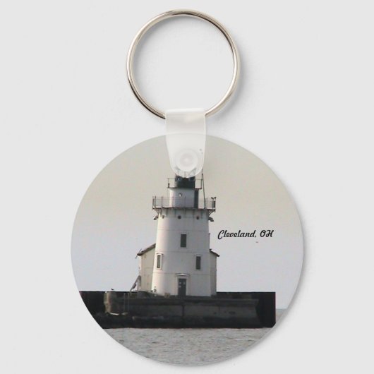 Porte-clés du phare de Cleveland Harbor (Recto)