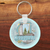 Porte-clés du phare du Mississippi (Recto)