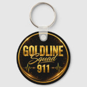 Porte-clés du répartiteur 911 - GoldLineSquad | Ca (Verso)