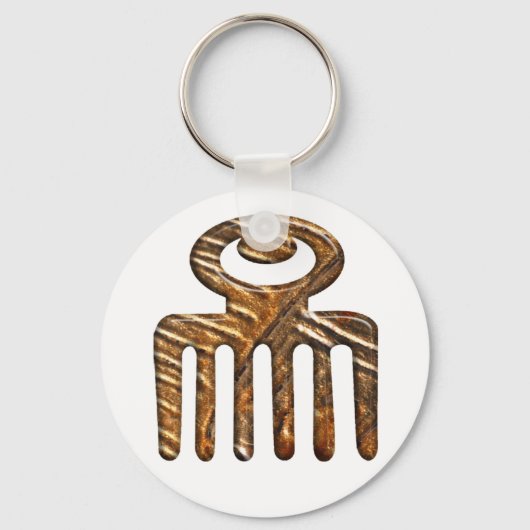 Porte-clés Duafe.African Adinkra symbol (Recto)