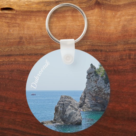 Porte-clés Dubrovnik Croatie Rocks Holiday (Recto)