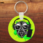 Porte-clés Dubstep Gasmask (Recto)