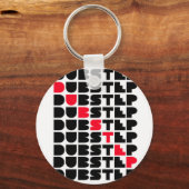 Porte-clés Dubstep WALL filles garçons Dubstep music (Recto)