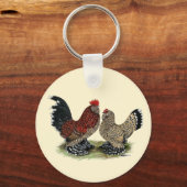 Porte-clés D'Uccle Bantams : Mille Fleur (Recto)