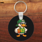 Porte-clés Duck Basketball 67 Gen Alpha Slang Srts Men Boys K (Recto)