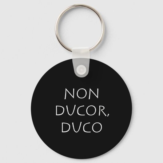 Porte-clés duco non ducor (Recto)