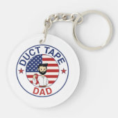 Porte-clés Duct Tape Dad - Acrylic Keychain (Dos)