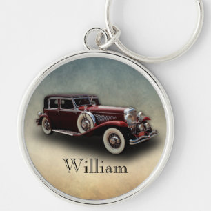 Porte-clés Duesenberg/Duesy Model J Classic Car personnalisée