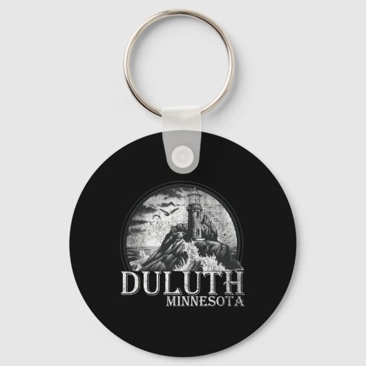 Porte-clés Duluth Minnesota Mn Extérieur (Recto)