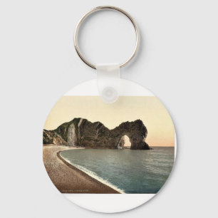 Porte-clés Durdle Door, Lulworth, England classic Photochrom