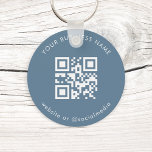 Porte-clés Dusty Blue Custom Business Qr Code Scan Porte - cl<br><div class="desc">Faites la promotion de votre entreprise avec ce porte - clé simple,  avec code et texte QR personnalisés. Ajoutez facilement votre code QR et d'autres détails en cliquant sur l'option "personnaliser".</div>