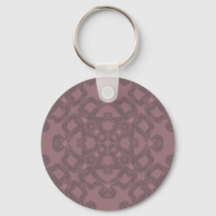 Porte-clés Dusty rose motif