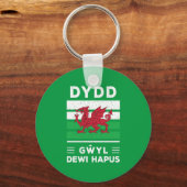 Porte-clés Dydd Giles Dewi Hapus Joyeux St Davids Jour 2 (Recto)