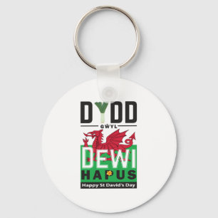 Porte-clés Dydd Giles Dewi Hapus Joyeux St Davids Jour 6