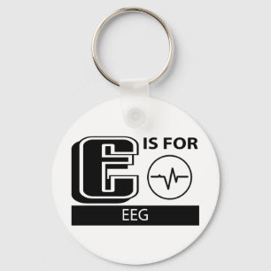 Porte-clés E Est Pour L'EEG