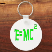 Porte-clés E=MC2 (vert) (Recto)