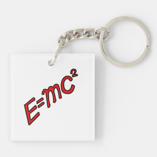 Porte-clés E = mc² – Genius Mode On (Dos)