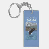 Porte-clés Eagle chauve plongeant - Valdez, Alaska (Devant gauche)
