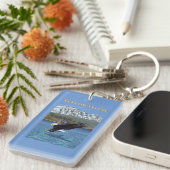 Porte-clés Eagle chauve plongeant - Yellowstone occidental, (Devant droit)