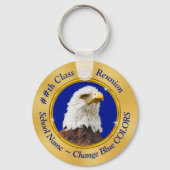 Porte-clés Eagle Class Reunion Gifts with YOUR TEXT or LOGO (Verso)